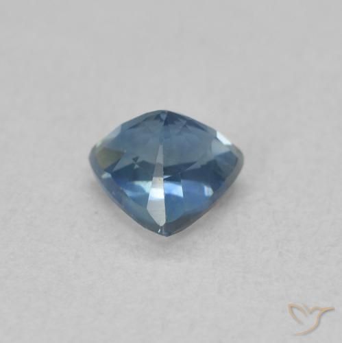 Safira Cerceta Natural 0.54ct, Trilhão, VVS
