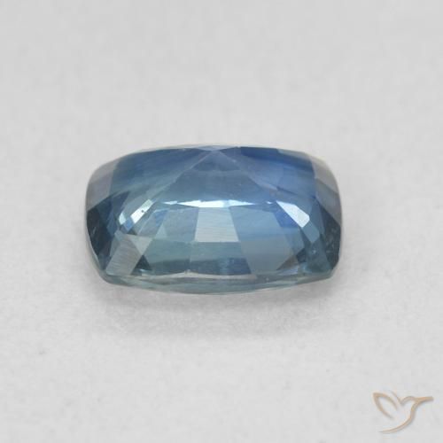 Safira Cerceta Natural 0.92ct, Almofada, VVS-VS