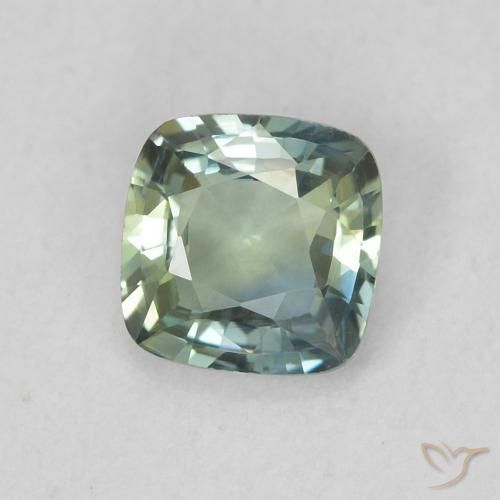 Safira Cerceta Natural 0.60ct, Almofada, VVS