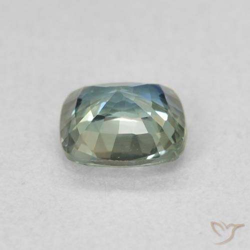 Safira Cerceta Natural 0.60ct, Almofada, VVS