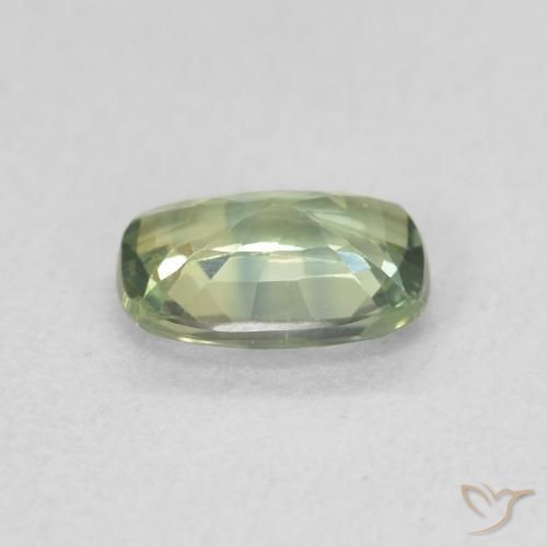 Safira Azul-esverdeado Natural 0.92ct, Almofada, VVS