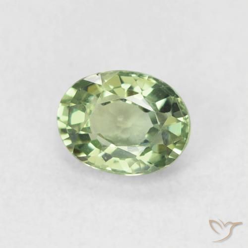 Safira Verde floresta Natural 0.60ct, oval, VVS