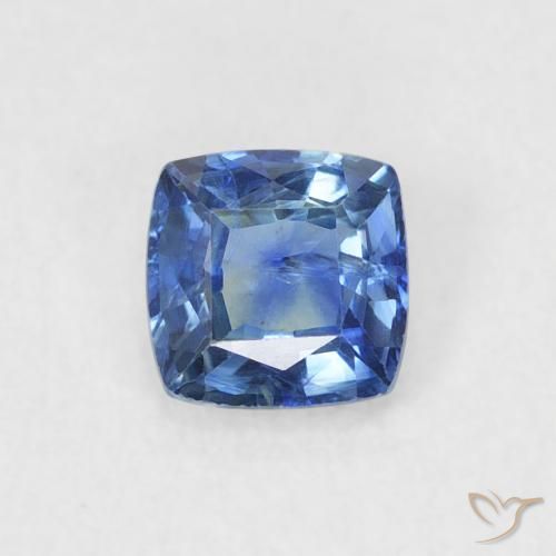 0.55ct Natural Azul-marinho Safira, Almofada, VS-SI