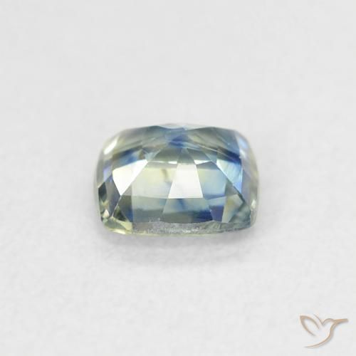 Safira Azul-marinho Natural 0.55ct, Almofada, VS-SI