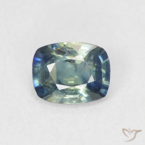 0.59ct Natural Cerceta Safira, Almofada, VVS-VS