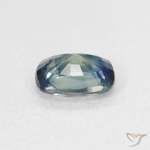 Safira Cerceta Natural 0.59ct, Almofada, VVS-VS