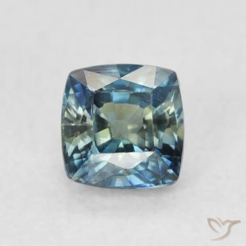 0.55ct Natural Cerceta Safira, Almofada, VVS-VS