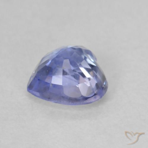 Safira Pastel Azul Natural 0.76ct, Coração, VS