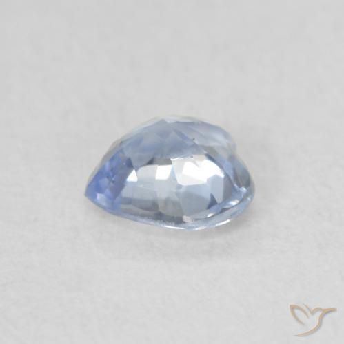 Safira Pastel Azul Natural 0.46ct, Coração, VS