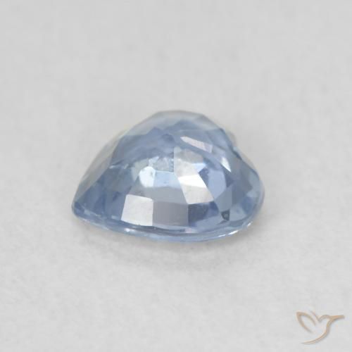 Safira Cerceta Natural 0.52ct, Coração, VS