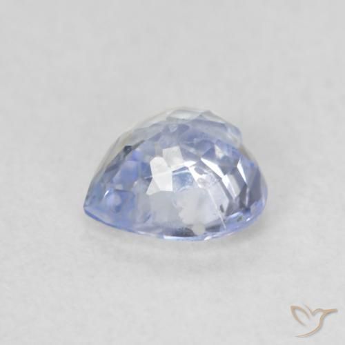 Safira Pastel Azul Natural 0.57ct, Coração, VS