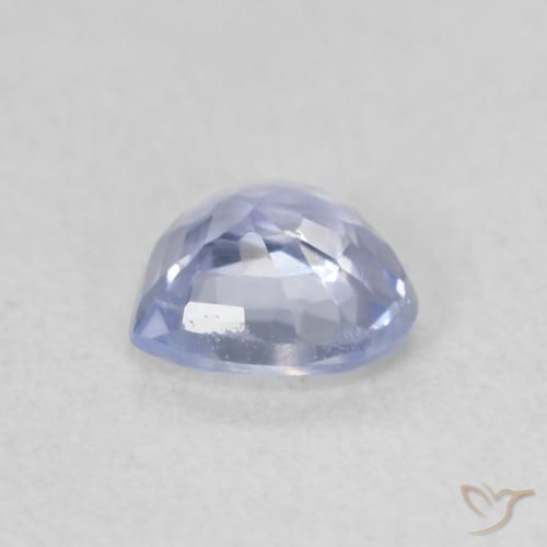 Safira Violeta Azul Natural 0.59ct, Coração, VS