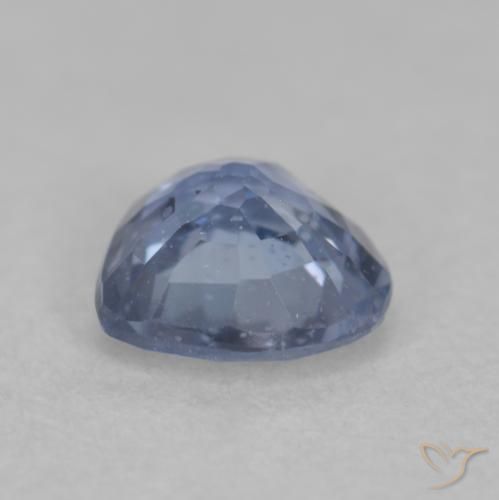 Safira Azul Natural 0.50ct, Coração, VS