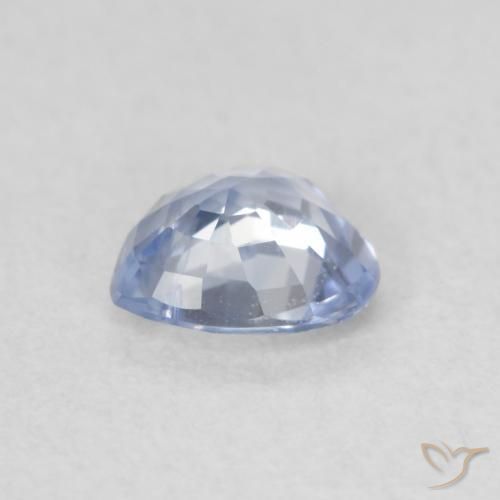 Safira Pastel Azul Natural 0.50ct, Coração, VS-SI