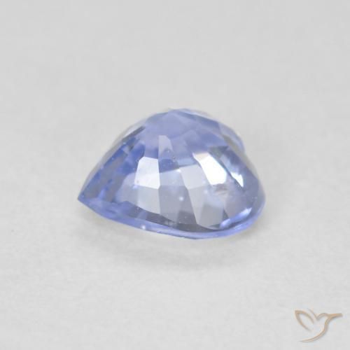 Safira Pastel Azul Natural 0.61ct, Coração, VS