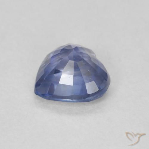 Safira Pastel Azul Natural 0.59ct, Coração, VS