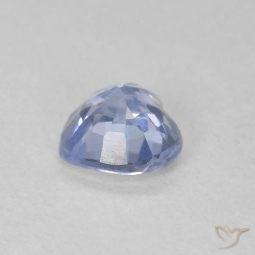 Safira Pastel Azul Natural 0.55ct, Coração, VS