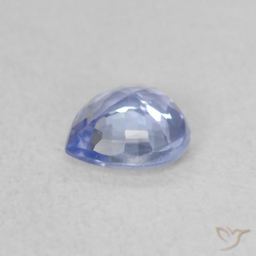 Safira Pastel Azul Natural 0.37ct, Coração, VVS-VS