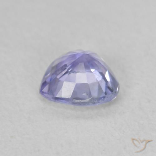 Safira Azul claro Natural 0.50ct, Coração, VVS-VS