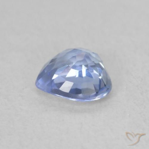 Safira Pastel Azul Natural 0.50ct, Coração, VVS-VS
