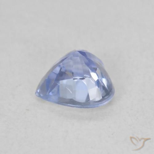 Safira Pastel Azul Natural 0.49ct, Coração, VVS-VS