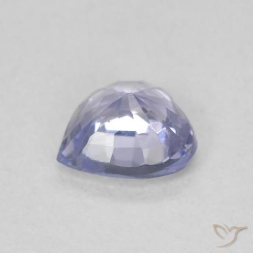Safira Bebê azul Natural 0.63ct, Coração, VS