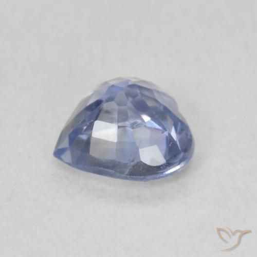 Safira Pastel Azul Natural 0.68ct, Coração, VS