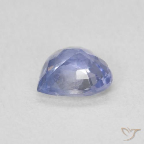 Safira Pastel Azul Natural 0.57ct, Coração, VS