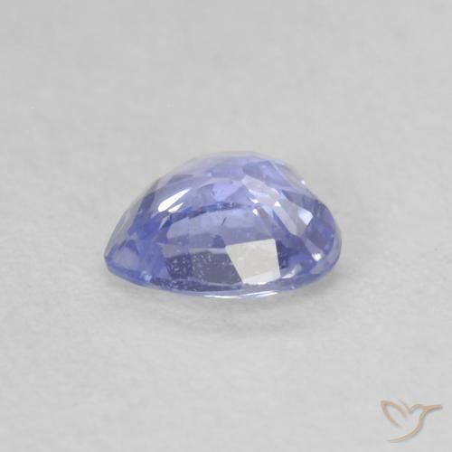 Safira Azul claro Natural 0.45ct, Coração, VS