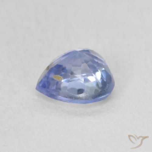 Safira Pastel Azul Natural 0.59ct, Coração, VVS-VS