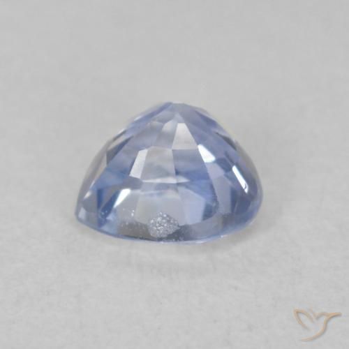 Safira Pastel Azul Natural 0.71ct, Coração, VVS-VS
