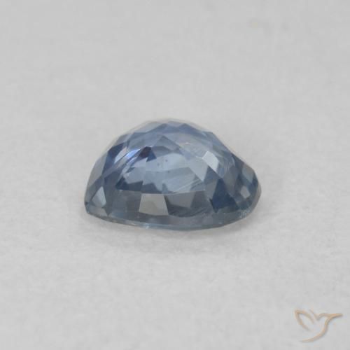 Safira Azul claro Natural 0.47ct, Coração, VVS-VS