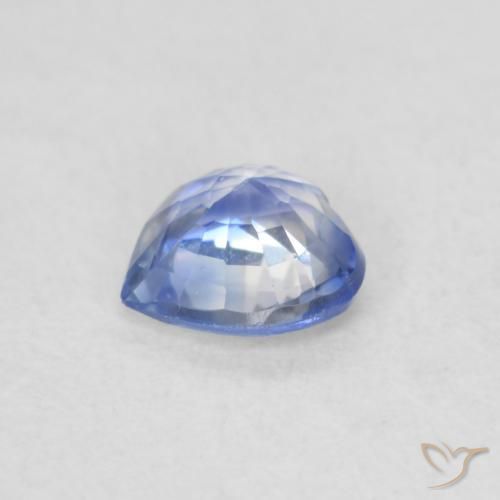 Safira Pastel Azul Natural 0.44ct, Coração, VS
