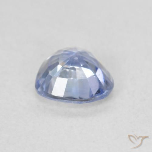 Safira Pastel Azul Natural 0.64ct, Coração, VS