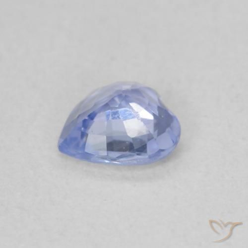 Safira Pastel Azul Natural 0.44ct, Coração, VS