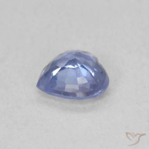 Safira Pastel Azul Natural 0.45ct, Coração, VS