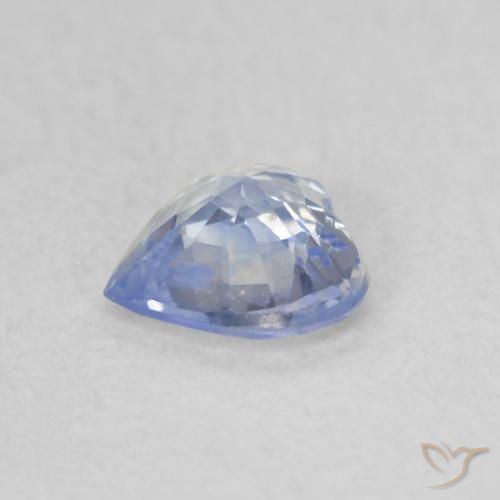 Safira Pastel Azul Natural 0.44ct, Coração, VS