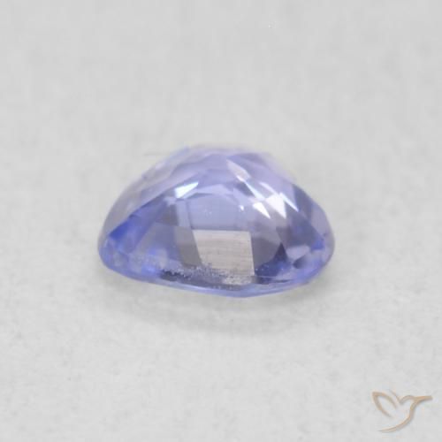 Safira Azul claro Natural 0.33ct, Coração, VVS-VS