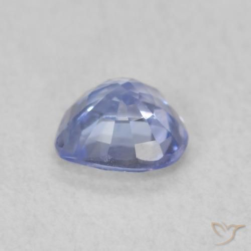 Safira Pastel Azul Natural 0.37ct, Coração, VVS-VS