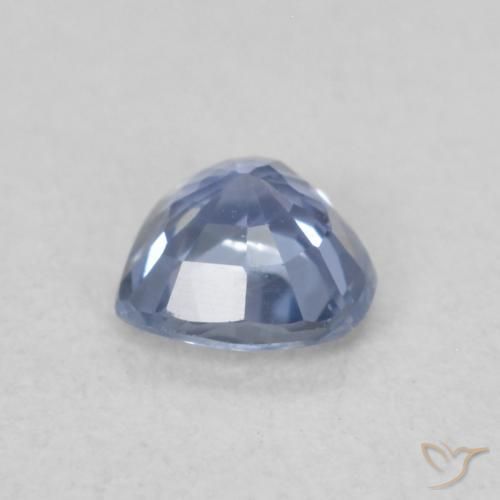 Safira Bebê azul Natural 0.36ct, Coração, VVS-VS