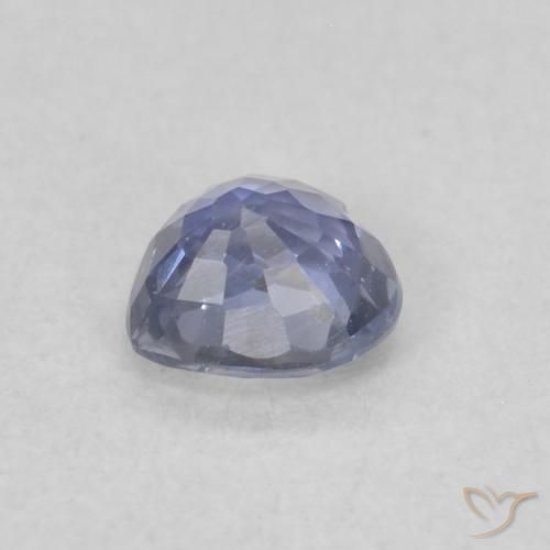 Safira Pastel Azul Natural 0.33ct, Coração, VVS-VS