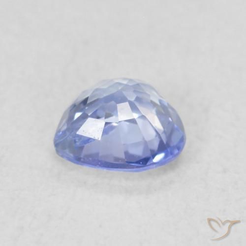 Safira Pastel Azul Natural 0.41ct, Coração, VS