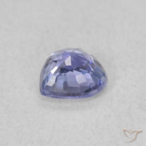 Safira Azul claro Natural 0.29ct, Coração, VS