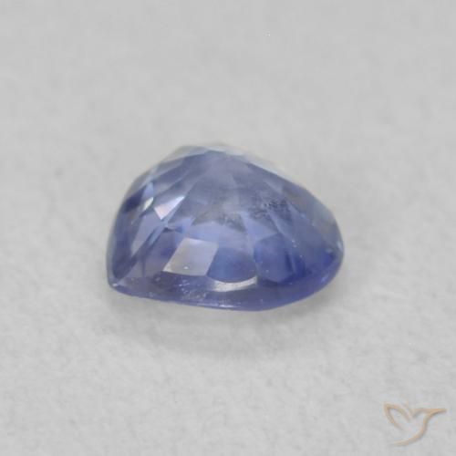 Safira Bebê azul Natural 0.37ct, Coração, VS