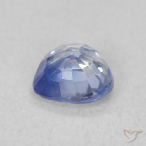 Safira Azul marinho médio Natural 0.43ct, Coração, VS