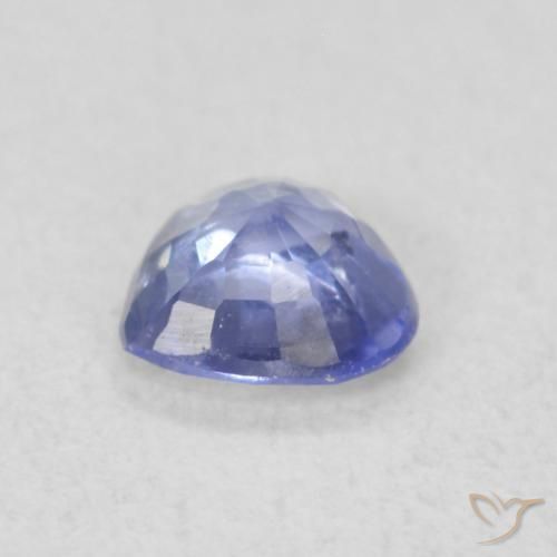 Safira Bebê azul Natural 0.39ct, Coração, VS