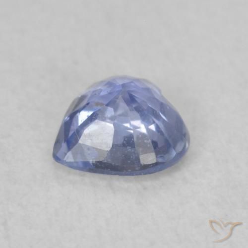 Safira Pastel Azul Natural 0.40ct, Coração, VS
