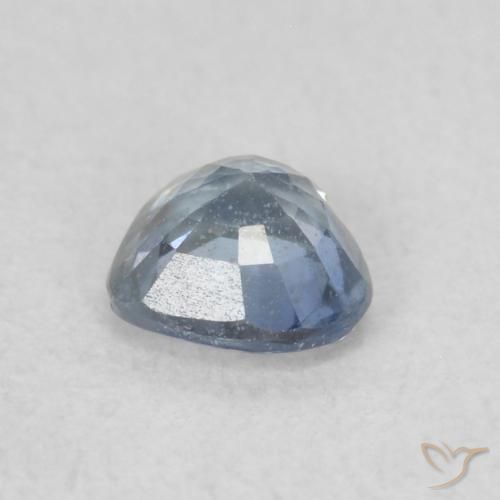 Safira Azul Natural 0.41ct, Coração, VS