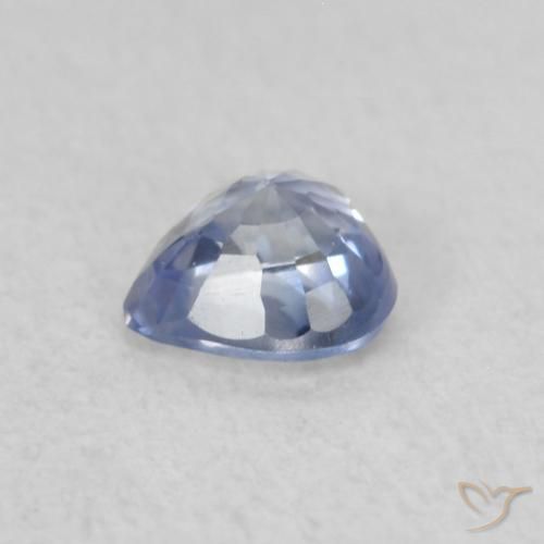 Safira Pastel Azul Natural 0.31ct, Coração, VS