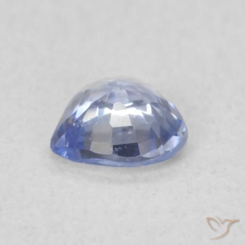 Safira Pastel Azul Natural 0.38ct, Coração, VVS-VS